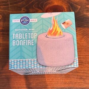 NEW Outdoor Mini Tabletop Bonfire S’mores